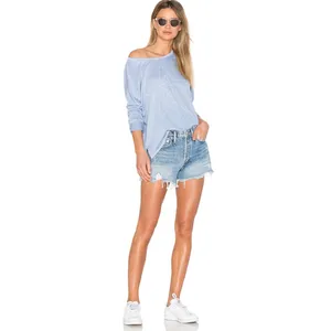 AGOLDE Parker‎ Retro Cut-Off Shorts Swapmeet Distressed Denim Shorts Size 27 thumbnail 3