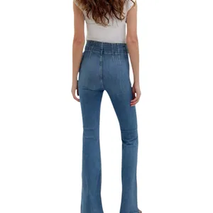 Free People We The Free Jayde High Rise Flare Jeans Size 27 thumbnail 3