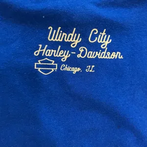 Harley Davidson Blue Windy City Tee M thumbnail 4