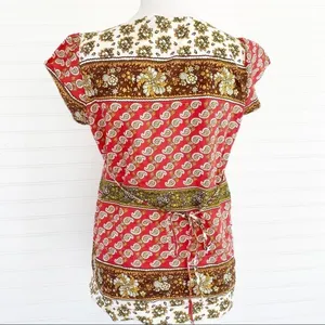 Bohemian Peasant blouse Size Large thumbnail 4