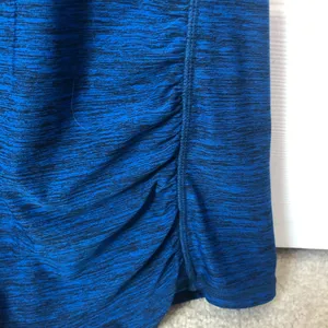 Women’s blue racer back workout tank thumbnail 3