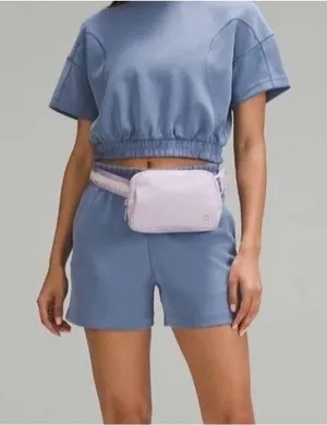 Lululemon Athletica everywhere belt bag in lilac ether/white opal/white. thumbnail 1