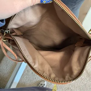 The Sak Silverlake Leather Crossbody Bag Tobacco Floral Embossed‎ Purse Western thumbnail 5