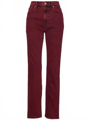 Gap High Rise '90s Slim Straight Jeans NWT Red Delicious 28R thumbnail 5