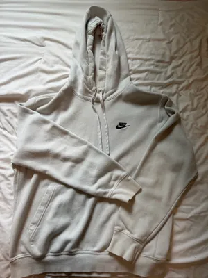 White Nike Hoodie Men’s thumbnail 2