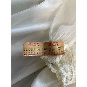 Olga Ivory Lace Nightgown Peignoir Set Size 34M Chemise Vintage, Lace, Wedding thumbnail 14