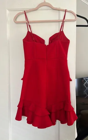 Saints + Secrets Red Dress thumbnail 3