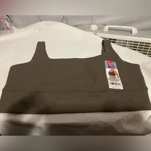 Hanes Dark Brown Sports Tank Top thumbnail 2