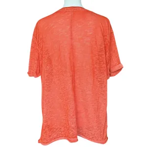 Free People We the Free Cassidy‎ Cuff Sleeve Tee Poppy Sz XS thumbnail 5