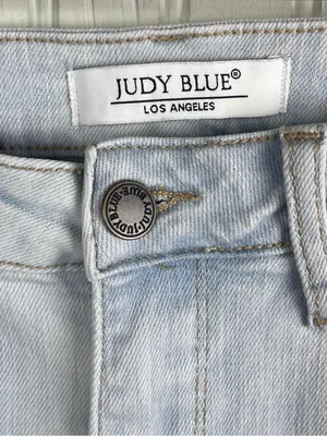 Judy Blue Katie Skinny Fit Capri Jeans Size 7/28 Vintage Wash Light Blue Denim thumbnail 8