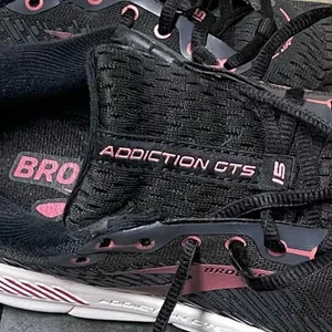 Brooks Addiction GTS 15 Women's Black Narrow Running Shoes Size 7.5 (2A) thumbnail 9