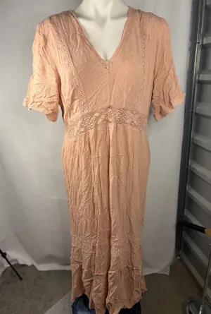 Peach Knox Rose Dress thumbnail 1