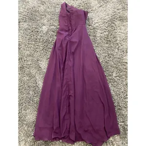 One Shoulder with Slit Lace Up Back Formal Dress in Purple, Size US 4​​​​​​​ thumbnail 3