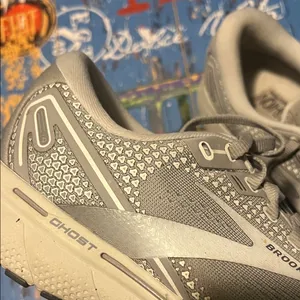 Brooks Ghost 14 Running Shoes Grey Neutral Cushion Comfort Size Women's 9 thumbnail 2