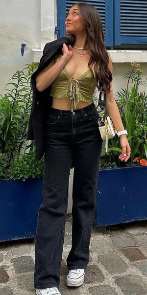Abercrombie Black Curve Love Jeans thumbnail 3