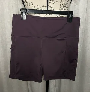 Ross Purple XL Velocity Women’s Athletic Biker Shorts thumbnail 1