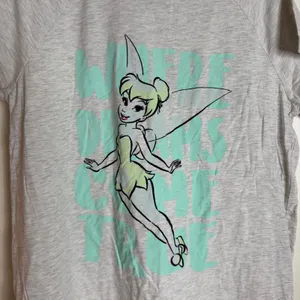 Disney Women's Tinker Bell Graphic T-Shirt Gray L/XL thumbnail 3