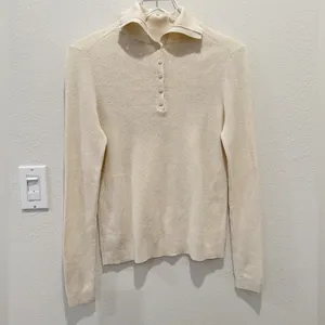 NILI LOTAN x TARGET Back Button Turtlenck Sweater in Ivory‎ thumbnail 3