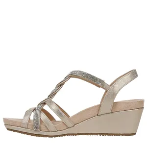 Lifestride Womens Miami Wedge Sandal J3855S1 Platino Gold 9W thumbnail 16