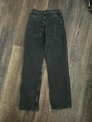 Topshop black denim jeans thumbnail 3