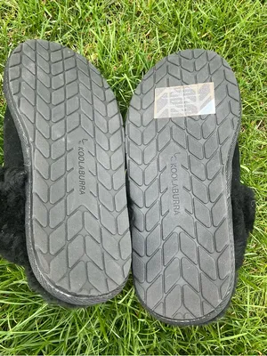 Koolaburra by Ugg Black Suede Shearling-Lined Slip-On Slippers thumbnail 7