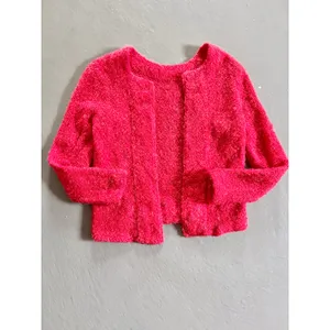 Y2K Cherry Red Fuzzy Knit 3 Piece Set Holiday Party Perfect Size S/M thumbnail 5