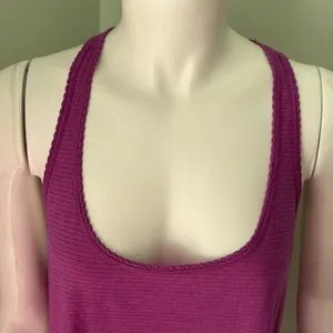 Lululemon scalloped racer back tank top pink thumbnail 5