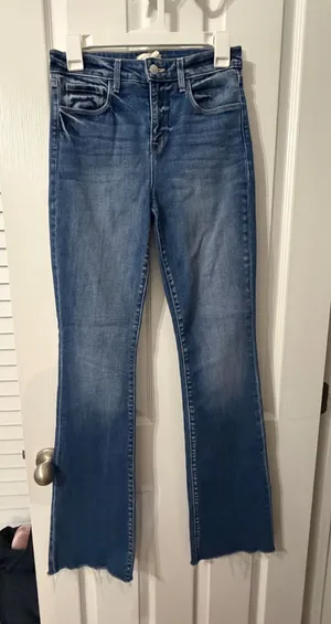 L'Agence Jeans Ruth High-Rise Straight Leg thumbnail 1