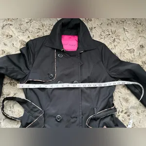 Stylish dressy BETSEY JOHNSON trench coat🔥🔥 thumbnail 10