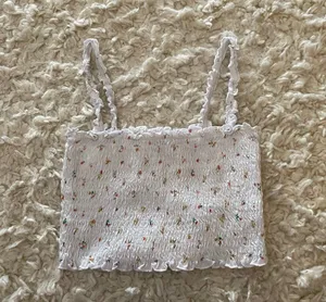 PacSun Pink Crop Top Tank White Size Xs thumbnail 1