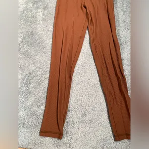 Aerie Brown waffle knit real me 7/8 High-rise Leggings small thumbnail 3