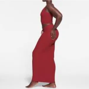 SKIMS Brick Soft Lounge Ruched Skirt M thumbnail 7