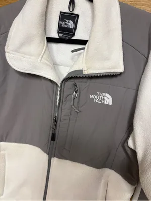 The north face white polartec fleece size large thumbnail 3