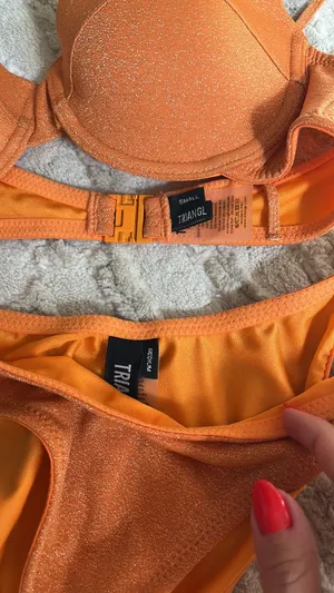 Triangl Orange Sparkle Bikini thumbnail 3