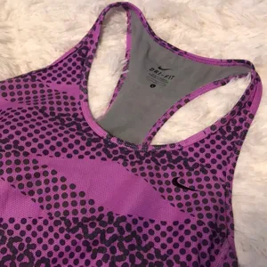 Nike Purple Drifit Racerback Active Tank thumbnail 4