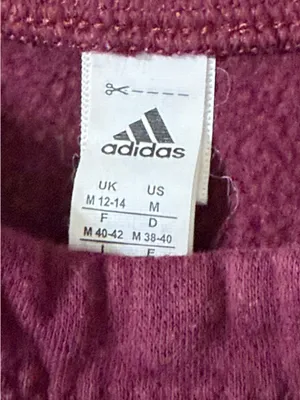 Women’s Adidas maroon pullover hoodie sweatshirt thumbnail 5