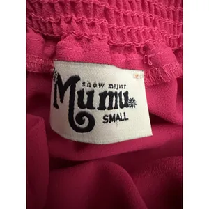 Show Me Your MuMu Gabriela Tiered Ruffle Mini Dress Small Rainbow Festival‎ HH10 thumbnail 6