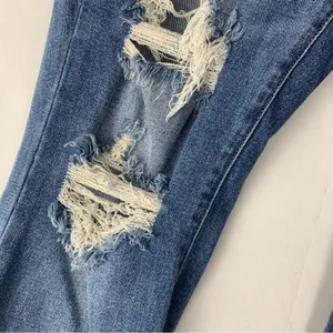 Judy Blue size 16 W Ulta distressed boyfriend fit Ripped Skinny Jeans denim thumbnail 9