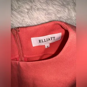 NWOT Elliatt Brianite Fit & Flare Sleeveless Coral Minidress sz S thumbnail 6