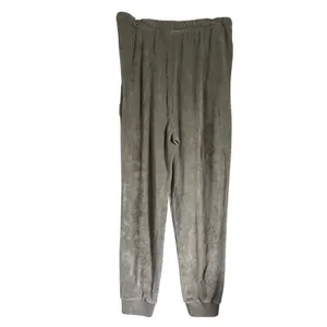Fear of God Essentials Logo Patch Velour Pants NWT Large thumbnail 4