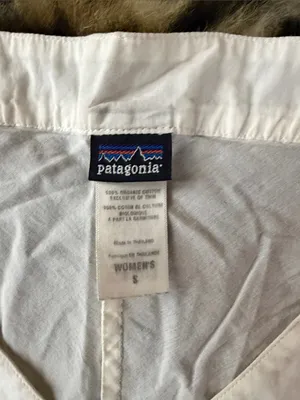 Patagonia White V-Neck Sleeveless Tank tunic thumbnail 2