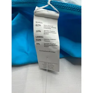Cupshe Bright Blue Ruffle Sleeve Tankini Set High Waisted Ruched Swimsuit L thumbnail 11