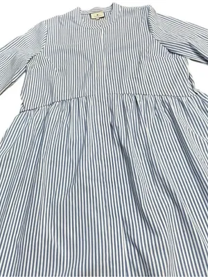 Tuckernuck Royal Dress 3/4 Sleeves Tiered Button Down Shirt Dress Size Medium thumbnail 8