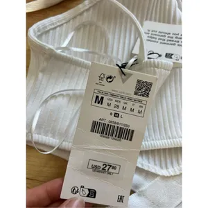 Zara NWT White Ribbed Bodysuit Cutout One Piece Thong Halter Top sz M y2k thumbnail 4