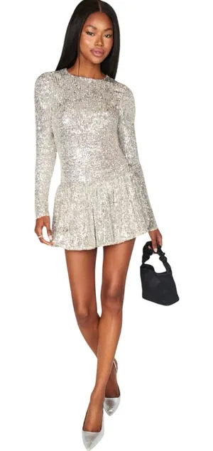 Show Me Your Mumu Zelda Sequin Mini Dress Size Large thumbnail 1