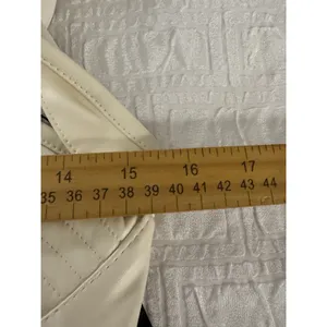 Dolls kill RUDE AWAKENING HARNESS BRA TOP Size Small Club Exx Ivory Faux Leather thumbnail 12