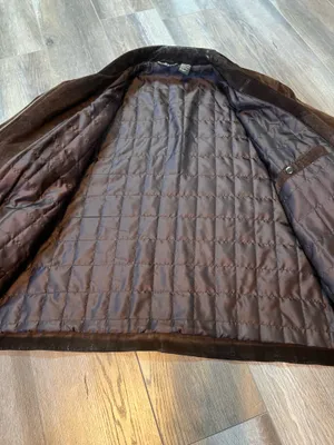 Massini Vintage Brown Leather Suede Jacket Western thumbnail 4