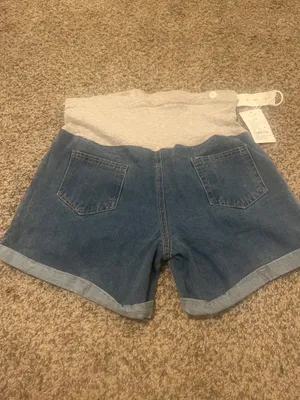 Syyh INSPIRE CHIC Women's Maternity Denim Over Belly High Waist Summer Casual with Pockets Jeans Pregnancy thumbnail 9