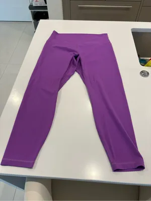 Lululemon Unlimit High-Rise Purple Nulu Yoga Leggings size 12, W5DRIS. thumbnail 3