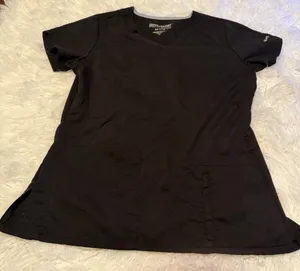 Grey's Anatomy by Barco Black V-Neck Scrub Top Size M thumbnail 1